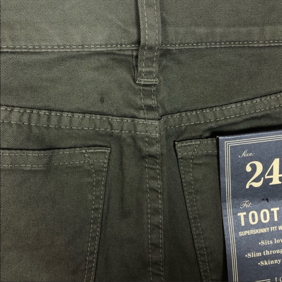 NWOT J. Crew Tuxedo Stripe Toothpick Ankle Jeans - Picture 8 of 8